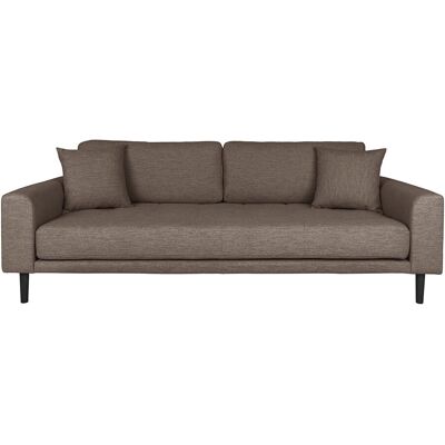 House Nordic Lido Sofa 3 Pers. mit zwei Kissen braun. House Nordic Lido Sofa 3 Pers. mit zwei Kissen braun.
