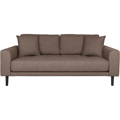 House Nordic Lido Sofa 2,5 Pers. mit zwei Kissen braun. House Nordic Lido Sofa 2,5 Pers. mit zwei Kissen braun.