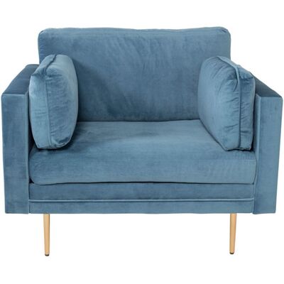 Venture Home - Boel Blauer Sessel - Skandinavischer Stil Venture Home - Boel Blauer Sessel - Skandinavischer Stil