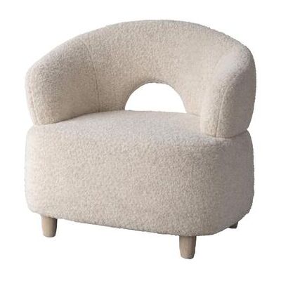 Moglas Sessel Bouclé weiß. Moglas Sessel Bouclé weiß.