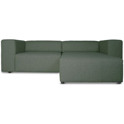 SK Design Heaven Sofa mit Chaiselong rechts oder links gewendet grün. SK Design Heaven Sofa mit Chaiselong rechts oder links gewendet grün.