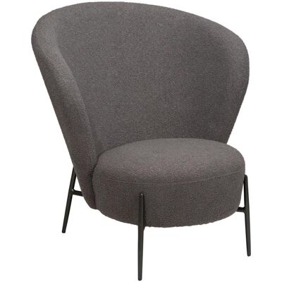 Orbit Dan-Form Sessel Bouclé grau. Orbit Dan-Form Sessel Bouclé grau.