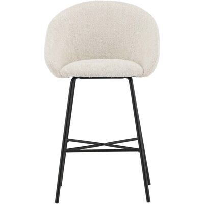 Venture Home Samtstoff Barhocker - Skandinavisches Design - 69cm Höhe Venture Home Samtstoff Barhocker - Skandinavisches Design - 69cm Höhe