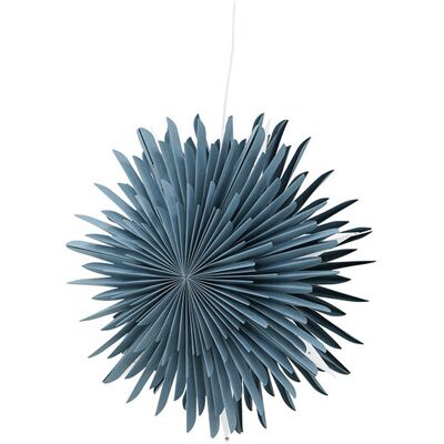 Venture Design Sälen Weihnachtsstern mit Licht Papier Ø46 cm Pendelleuchte blau. Venture Design Sälen Weihnachtsstern mit Licht Papier Ø46 cm Pendelleuchte blau.