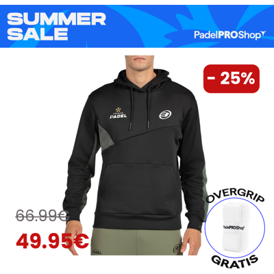 Sweatshirt Bullpadel Palmiro Schwarz 2026 Premier Padel Sweatshirt Bullpadel Palmiro Schwarz 2026 Premier Padel
