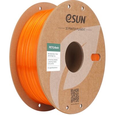 eSUN PETG-Basic Transluzentes Orange 3D-Filament 1,75 mm, Hochgeschwindigkeitsdruck, Kosteneffektives Einstiegs-3D-Druckmaterial 1 kg (2,2 lbs) Karton-Spule eSUN PETG-Basic Transluzentes Orange 3D-Filament 1,75 mm, Hochgeschwindigkeitsdruck, Kosteneffektives Einstiegs-3D-Druckmaterial 1 kg (2,2 lbs) Karton-Spule