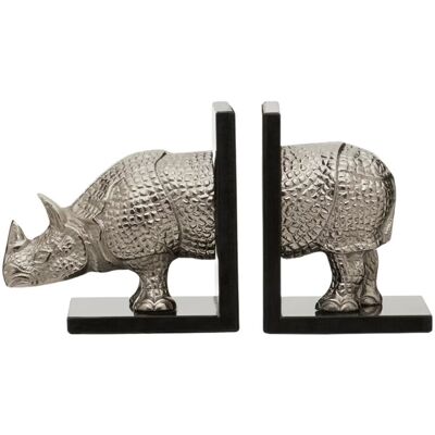 Premier Housewares Kinsley Nashorn-Bücherstützen-Set (2er-Set) Premier Housewares Kinsley Nashorn-Bücherstützen-Set (2er-Set)