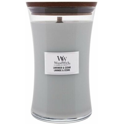 Yankee Candle Lavender & Cedar Large Hourglass by WoodWick Yankee Candle Lavender & Cedar Large Hourglass by WoodWick