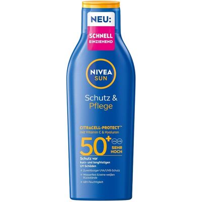 NIVEA Sonnenschutz & Pflege Sonnenmilch LSF 50+ 200 ml NIVEA Sonnenschutz & Pflege Sonnenmilch LSF 50+ 200 ml