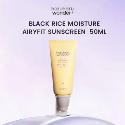 Haruharu Wonder Wonder Schwarzer Reis Moisture Airyfit Tagescreme mit Sonnenschutz SPF 50+ (50ml) Haruharu Wonder Wonder Schwarzer Reis Moisture Airyfit Tagescreme mit Sonnenschutz SPF 50+ (50ml)