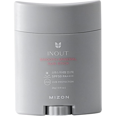 Mizon Inout Smooth Mineral Sonnenschutz-Stick SPF 50 PA++++ Feuchtigkeitsspendend 26 g Mizon Inout Smooth Mineral Sonnenschutz-Stick SPF 50 PA++++ Feuchtigkeitsspendend 26 g