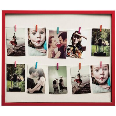 Premier Housewares - Washing Line - 10 Peg - Photo Frame Premier Housewares - Washing Line - 10 Peg - Photo Frame