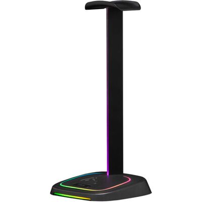 The G-LAB K-STAND-NEON-RGB-H Gaming-Headset-Ständer - RGB und USB-Anschluss - Schwarz The G-LAB K-STAND-NEON-RGB-H Gaming-Headset-Ständer - RGB und USB-Anschluss - Schwarz