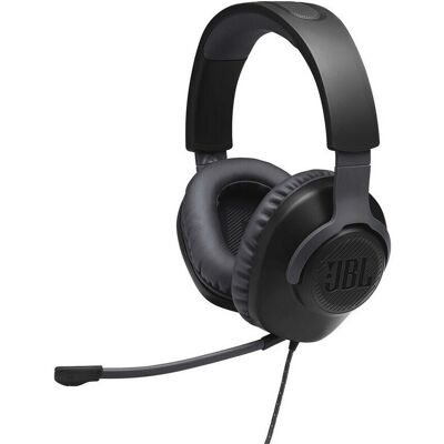 JBL Quantum 100 Gaming-Over-Ear-Headset, kabelgebunden, Schwarz JBL Quantum 100 Gaming-Over-Ear-Headset, kabelgebunden, Schwarz
