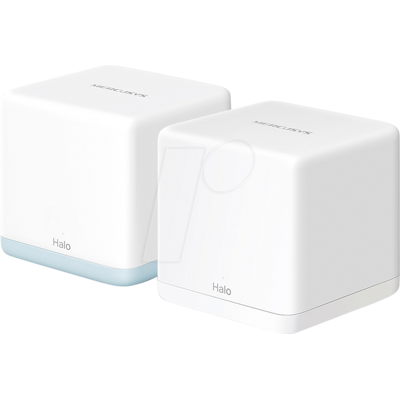 Mercusys H1200G Heim Mesh WiFi-System 3er-Pack - Router - Weiss Mercusys H1200G Heim Mesh WiFi-System 3er-Pack - Router - Weiss