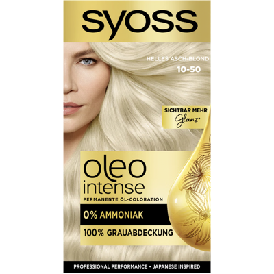 Syoss Oleo Intense Öl-Haarfarbe 10-50 Hell-Aschblond Syoss Oleo Intense Öl-Haarfarbe 10-50 Hell-Aschblond