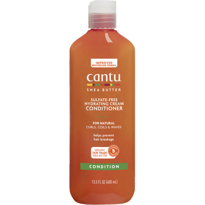 Cantu Sulfatfreie feuchtigkeitsspendende Creme-Spülung mit Sheabutter – Für trockenes und brüchiges Haar – Ohne Sulfate, Silikone, Mineralöl, Parabene – 400 ml Cantu Sulfatfreie feuchtigkeitsspendende Creme-Spülung mit Sheabutter – Für trockenes und brüchiges Haar – Ohne Sulfate, Silikone, Mineralöl, Parabene – 400 ml