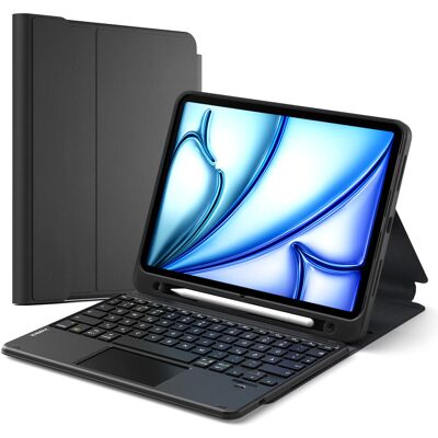 Inateck iPad 11 Hülle mit Tastatur (A16 2025), iPad 10 Gen. Hülle mit Tastatur, für iPad Air 11" M4/M3/M2 (2026/2025/2024), Air 5/4, Pro 11, mit Touchpad und Stifthalter, Abnehmbar, QWERTZ, Classic N0001 Inateck iPad 11 Hülle mit Tastatur (A16 2025), iPad 10 Gen. Hülle mit Tastatur, für iPad Air 11" M4/M3/M2 (2026/2025/2024), Air 5/4, Pro 11, mit Touchpad und Stifthalter, Abnehmbar, QWERTZ, Classic N0001