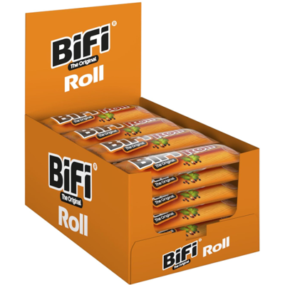 BiFi Rindfleischrollen, 1 Karton (24 Stück, je 45 g) BiFi Rindfleischrollen, 1 Karton (24 Stück, je 45 g)
