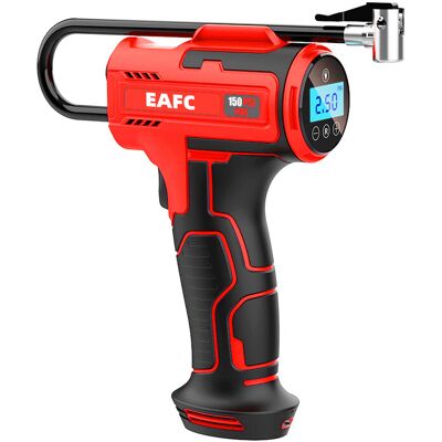 EAFC Elektrische kabellose Auto-Reifenpumpe mit weichem Griff, 4000 mAh, 150 psi, für Auto, Motorrad, Fahrrad, Boot und Ball EAFC Elektrische kabellose Auto-Reifenpumpe mit weichem Griff, 4000 mAh, 150 psi, für Auto, Motorrad, Fahrrad, Boot und Ball