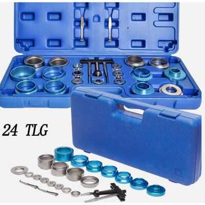 GEARZAAR 24-teiliges Radialwellendichtring-Set – Montage- und Installationswerkzeug für Simmerringe & Wellendichtringe, geeignet für Lager, Dichtungen & Kfz-Reparatur GEARZAAR 24-teiliges Radialwellendichtring-Set – Montage- und Installationswerkzeug für Simmerringe & Wellendichtringe, geeignet für Lager, Dichtungen & Kfz-Reparatur