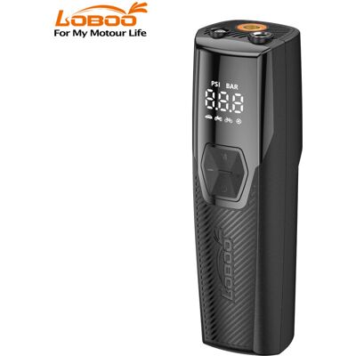 LOBOO CP06 tragbarer Kompressor 5000 mAh Reifenpumpe, Powerbank & LED-Licht (150 PSI) LOBOO CP06 tragbarer Kompressor 5000 mAh Reifenpumpe, Powerbank & LED-Licht (150 PSI)