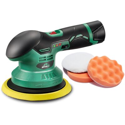 BATOCA – Kabelloser Auto-Polierer – 1 Stück, 2,0 Ah 12 V wiederaufladbare Lithium-Ionen-Batterie, bürstenloser Motor, 6 variable Geschwindigkeitsstufen, DA Orbital-Polierer für Auto-Detailing, Polieren, Wachsen BATOCA – Kabelloser Auto-Polierer – 1 Stück, 2,0 Ah 12 V wiederaufladbare Lithium-Ionen-Batterie, bürstenloser Motor, 6 variable Geschwindigkeitsstufen, DA Orbital-Polierer für Auto-Detailing, Polieren, Wachsen