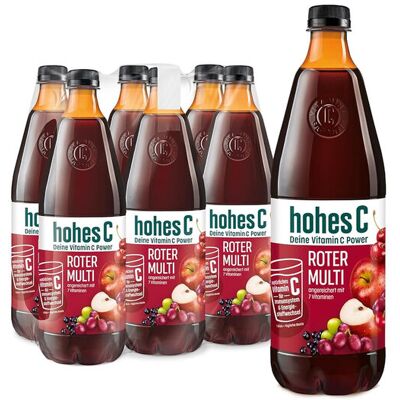 Hohes C Roter Multivitaminsaft 6x1L Hohes C Roter Multivitaminsaft 6x1L