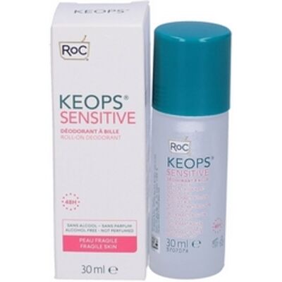 RoC Keops Sensitiver Deodorant Roll-On, alkoholfrei, 48 Stunden Schutz, 30ml RoC Keops Sensitiver Deodorant Roll-On, alkoholfrei, 48 Stunden Schutz, 30ml