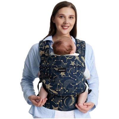 Momcozy Babytrage - Nacht Himmel - Ergonomisch, Leicht, Einfach Anzulegen - Babytrage Momcozy Babytrage - Nacht Himmel - Ergonomisch, Leicht, Einfach Anzulegen - Babytrage