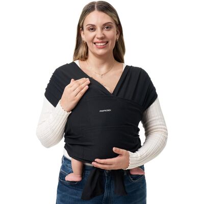 Momcozy Babytrage aus Polyester-Spandex BJ001 - Schwarz Momcozy Babytrage aus Polyester-Spandex BJ001 - Schwarz