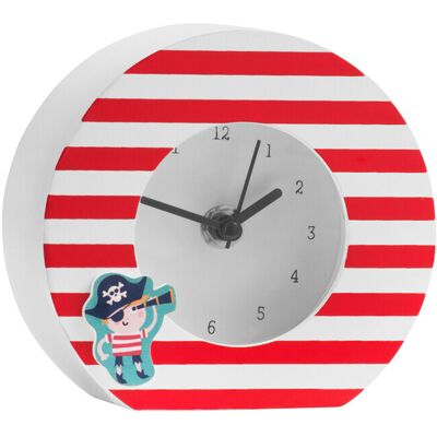 Premier Kids Premier Housewares zuverlässige Tischuhr, aus MDF, bunte Tischuhr, lesbarer Anzeige, moderne Tischuhr Premier Kids Premier Housewares zuverlässige Tischuhr, aus MDF, bunte Tischuhr, lesbarer Anzeige, moderne Tischuhr