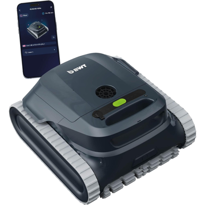 BWT ES Nano Poolroboter Poolreiniger mit Akku & App-Steuerung Ultraschall-Smart-Navigation Wechselbarer Akku Reinigt Boden/Wände/Wasserlinie 3 h Laufzeit Für Pools bis 48 m² 180 µm Filter Kappe BWT ES Nano Poolroboter Poolreiniger mit Akku & App-Steuerung Ultraschall-Smart-Navigation Wechselbarer Akku Reinigt Boden/Wände/Wasserlinie 3 h Laufzeit Für Pools bis 48 m² 180 µm Filter Kappe