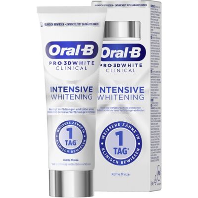 Oral-B 3D White Zahncreme Clinical Kühle Minze 75 ml Oral-B 3D White Zahncreme Clinical Kühle Minze 75 ml