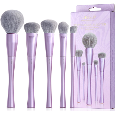 Jessup Make-up-Gesichtspinsel-Set - 5 Premium-Kunsthaar-Pinsel Jessup Make-up-Gesichtspinsel-Set - 5 Premium-Kunsthaar-Pinsel