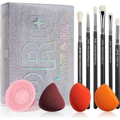 Jessup Make-up-Schwamm-Set, 3-teiliges Lidschattenpinsel-Set, 6-teiliges Make-up-Br… Jessup Make-up-Schwamm-Set, 3-teiliges Lidschattenpinsel-Set, 6-teiliges Make-up-Br…