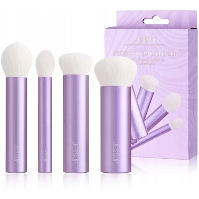 Jessup Make-up-Pinsel-Set, 4-teilig, Gesicht-Kabuki-Pinsel für Make-up Jessup Make-up-Pinsel-Set, 4-teilig, Gesicht-Kabuki-Pinsel für Make-up