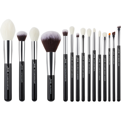 Jessup Haarbürsten-Set, 15-teilig, Mix aus Schwarz und Silber Jessup Haarbürsten-Set, 15-teilig, Mix aus Schwarz und Silber