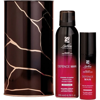 BioNike Defence Man feuchtigkeitsspendendes Herren-Set Rasierschaum 200 ml + revitalisierendes Creme-Gel 50 ml BioNike Defence Man feuchtigkeitsspendendes Herren-Set Rasierschaum 200 ml + revitalisierendes Creme-Gel 50 ml