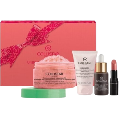 Collistar Icons Set 98,5 ml (Lippenstift / Selbstbräunungs-Tropfen / Anti-Falten-Creme / Thalasso-Peeling) Collistar Icons Set 98,5 ml (Lippenstift / Selbstbräunungs-Tropfen / Anti-Falten-Creme / Thalasso-Peeling)
