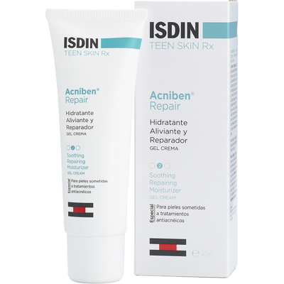 Isdin Acnibel Repair Feuchtigkeitsgel - Feuchtigkeitscreme für fettige Haut Isdin Acnibel Repair Feuchtigkeitsgel - Feuchtigkeitscreme für fettige Haut