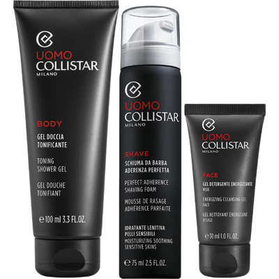 Collistar Herren Rasierschaum 75ml + Energie Reinigungsgel 30ml + Mini Duschgel 100ml Collistar Herren Rasierschaum 75ml + Energie Reinigungsgel 30ml + Mini Duschgel 100ml