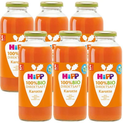 Hipp Direktsaft Mehrfrucht mit Karotte 6 x 0,33 L Hipp Direktsaft Mehrfrucht mit Karotte 6 x 0,33 L