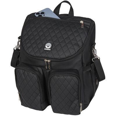 DOOKY Windelrucksack 2-in-1 Schwarz DOOKY Windelrucksack 2-in-1 Schwarz