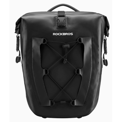 ROCKBROS 30L wasserdichte Gepäckträgertasche für Fahrrad, große Kapazität, Fahrradpanniers für MTB, Rennrad & E-Bike, Reisen und täglicher Weg zur Arbeit, Schwarz ROCKBROS 30L wasserdichte Gepäckträgertasche für Fahrrad, große Kapazität, Fahrradpanniers für MTB, Rennrad & E-Bike, Reisen und täglicher Weg zur Arbeit, Schwarz