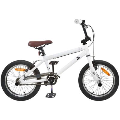 vidaXL BMX-Fahrrad 20 Zoll für Kinder ab 9 Jahren Weiß vidaXL BMX-Fahrrad 20 Zoll für Kinder ab 9 Jahren Weiß