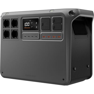 DJI Power 2000 tragbare powerstation, 2048 Wh, 3000 W solargenerator, LiFePO4-batterie, kompaktgröße, in 45 minuten von 0 % auf 80 % aufgeladen, notstromaggregat für zuhause, camping/wohnmobil/notstromversorgung DJI Power 2000 tragbare powerstation, 2048 Wh, 3000 W solargenerator, LiFePO4-batterie, kompaktgröße, in 45 minuten von 0 % auf 80 % aufgeladen, notstromaggregat für zuhause, camping/wohnmobil/notstromversorgung