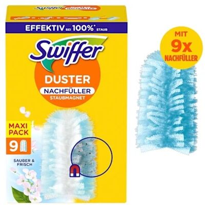 SWIFFER Magnetischer Staubwedel Febreze Duft - Packung mit 9 SWIFFER Magnetischer Staubwedel Febreze Duft - Packung mit 9