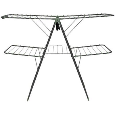5Five Mojave Wäschetrocknerbrücke mit Clip-Tasche, 160 x 60 x 125 cm 5Five Mojave Wäschetrocknerbrücke mit Clip-Tasche, 160 x 60 x 125 cm