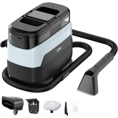 Clean Koala Multi-Heat Teppichreiniger, Hand-Tiefenreinigungsmaschine, 12000 Pa Saugkraft, 1,25 l Frischwassertank, 0,95 l Schmutzwassertank, 1650 W, IPX4, inklusive Reinigungsbürste, Schwarz Clean Koala Multi-Heat Teppichreiniger, Hand-Tiefenreinigungsmaschine, 12000 Pa Saugkraft, 1,25 l Frischwassertank, 0,95 l Schmutzwassertank, 1650 W, IPX4, inklusive Reinigungsbürste, Schwarz